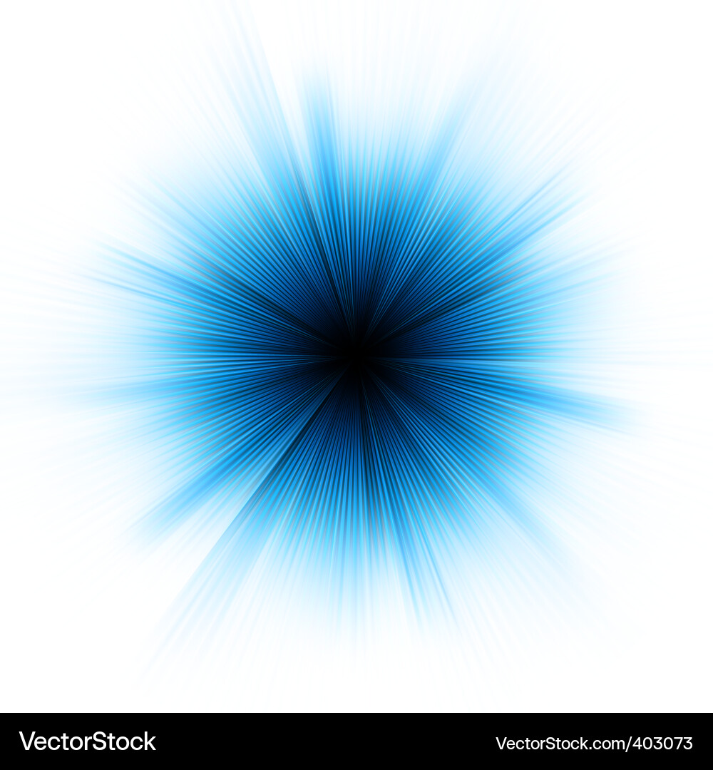 Dynamic Starburst Effect Vector Image