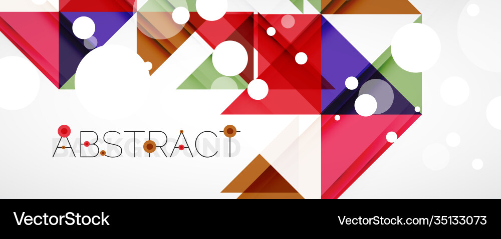 Geometric abstract background techno color Geometric abstract background techno color Vector Image