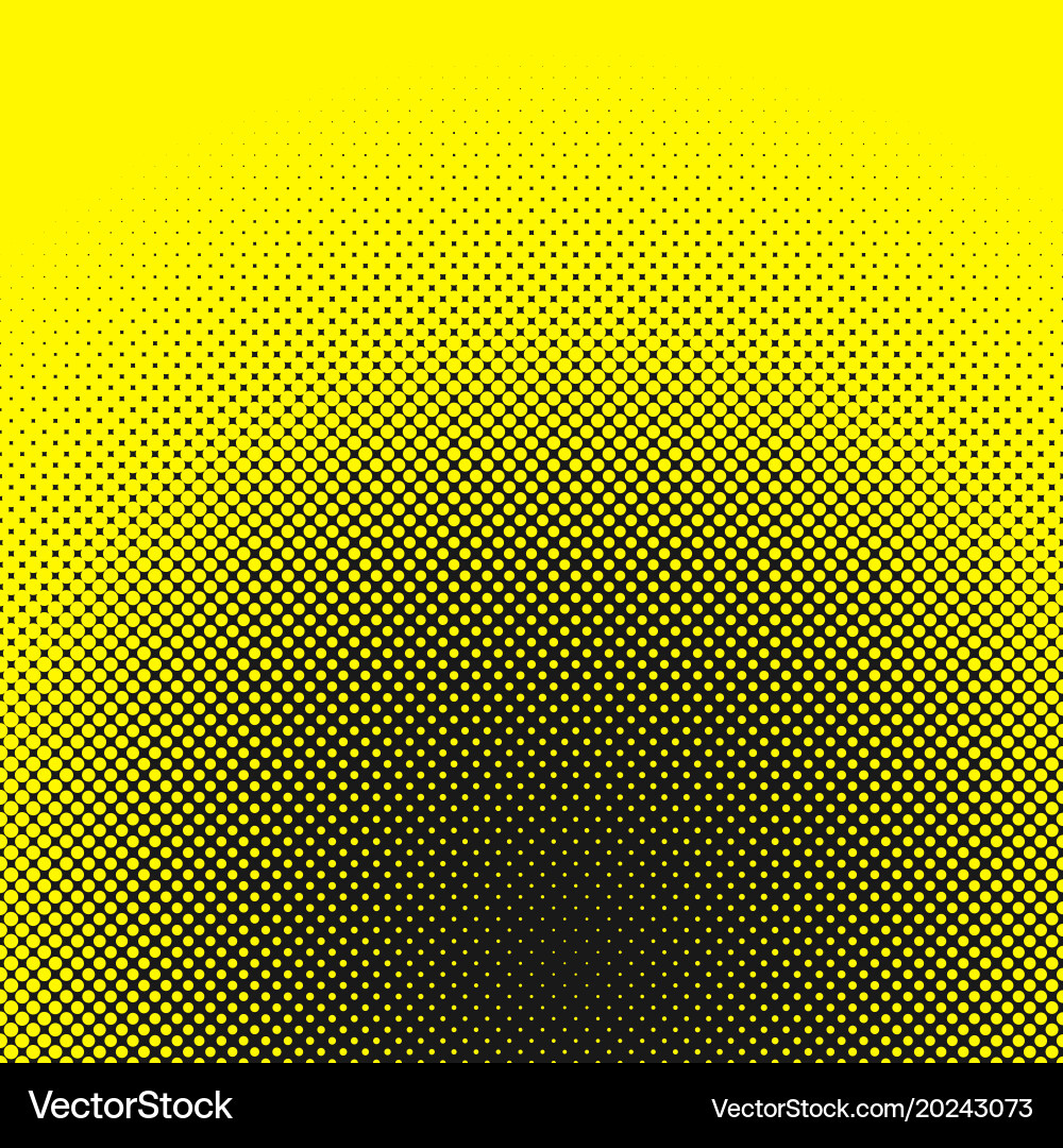 Halftone dotted pattern background template vector image