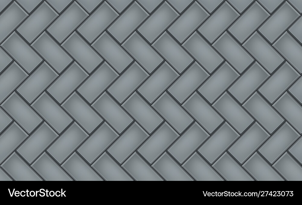Herringbone Cobblestone Pattern Vector Image
