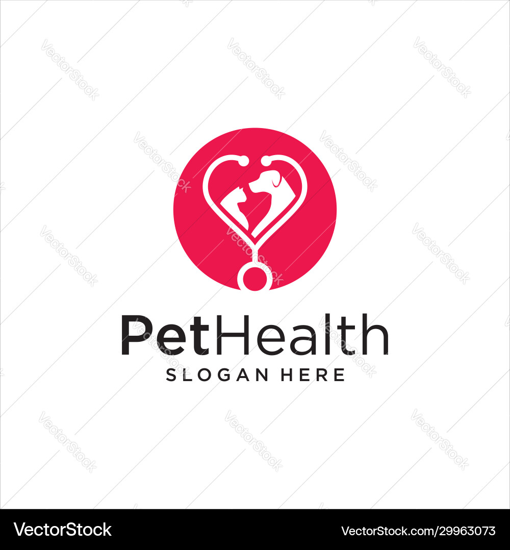 Pet Shop Logo Design Tierpflege Gesundheit Pet Shop Logo Design Tierpflege Gesundheit vektorbild
