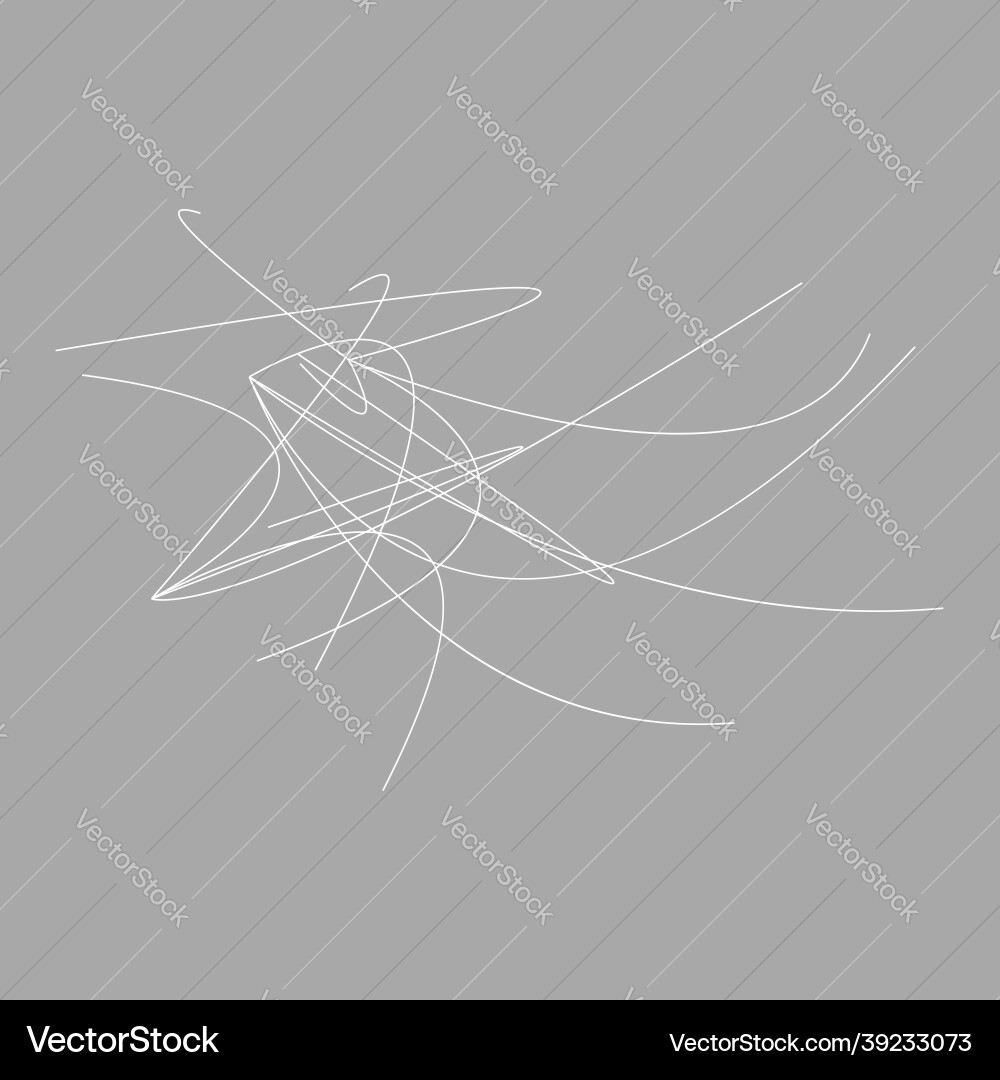Random curvy squiggly tangled lines knot loop Random curvy squiggly tangled lines knot loop Vector Image