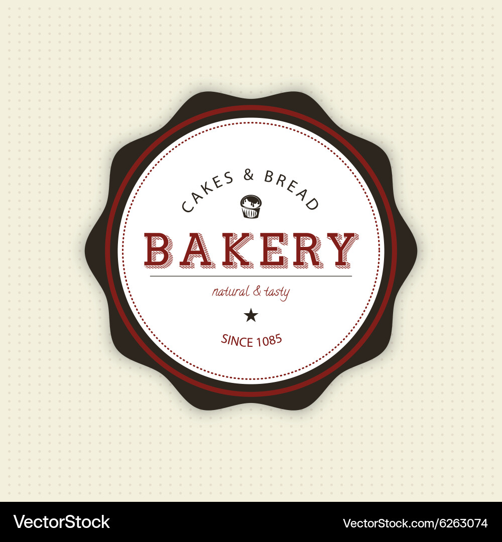 Bakery object Vector Image
