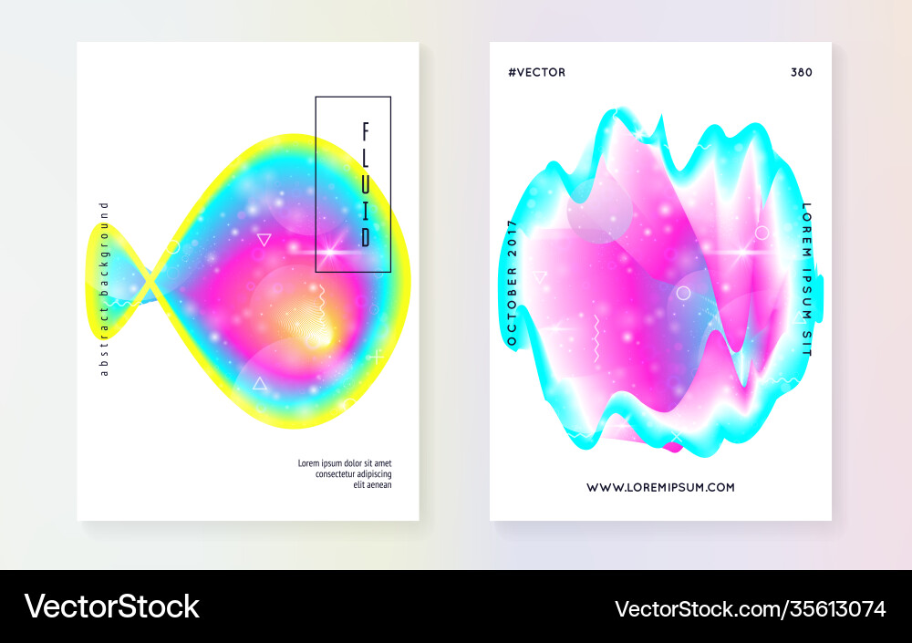 Fluid shape with dynamic elements Fluid shape with dynamic elements Vector Image
