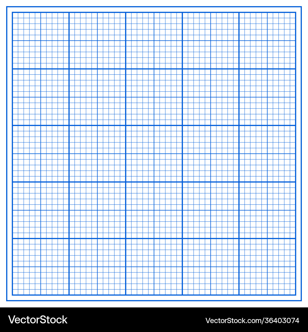 Millimeter graph paper grid abstract squared Millimeter graph paper grid abstract squared vector image