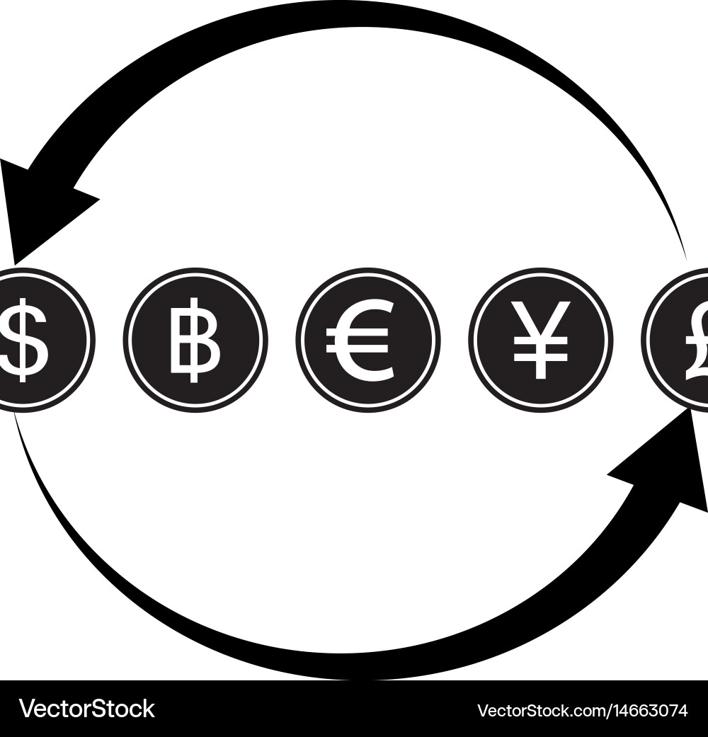 Money convert icon euro dollar flat design style – Royalty-Free Vector |  VectorStock