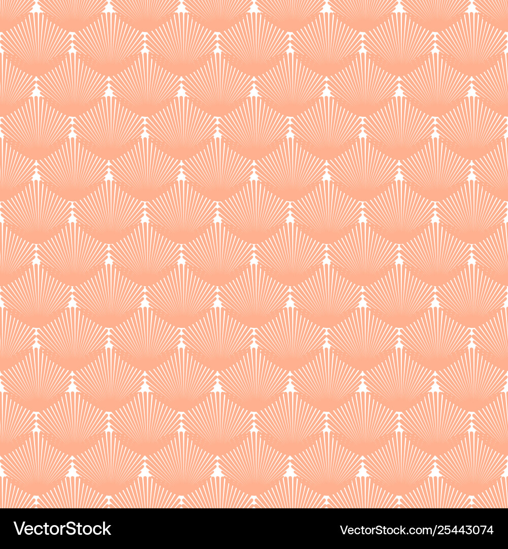 Seamless pattern with seashells for wrapping paper vector image
