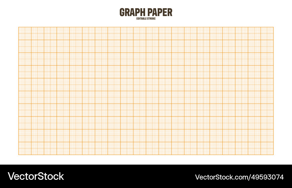 Sheet of graph paper with grid millimeter Sheet of graph paper with grid millimeter vector image