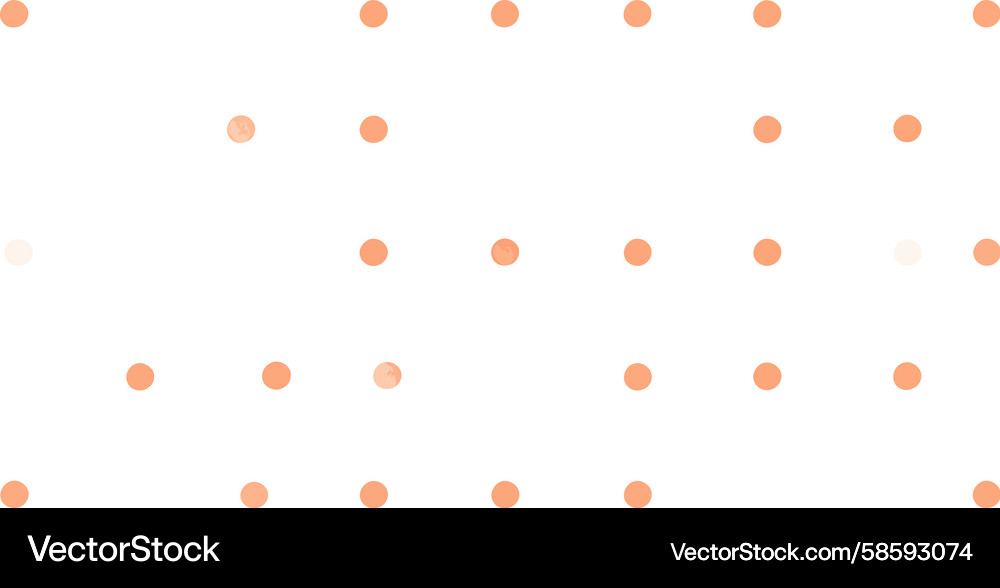 Sparse grid of hand-painted peach buttons Sparse grid of hand-painted peach buttons Vector Image