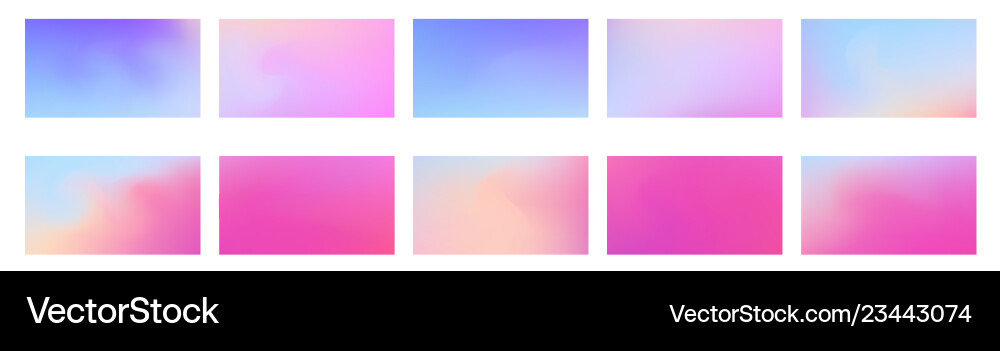 Trendy colorful abstract background gradient mesh vector image