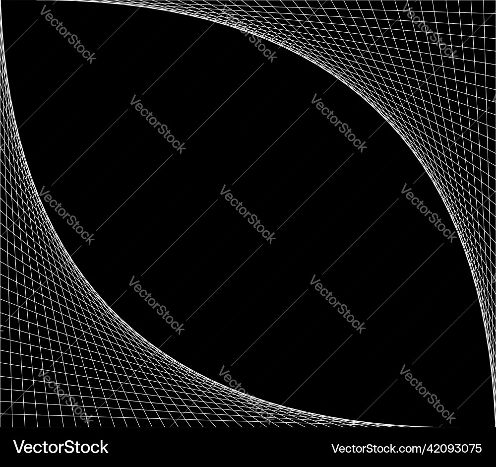 Netting intersecting lines grid mesh corners Netting intersecting lines grid mesh corners vector image