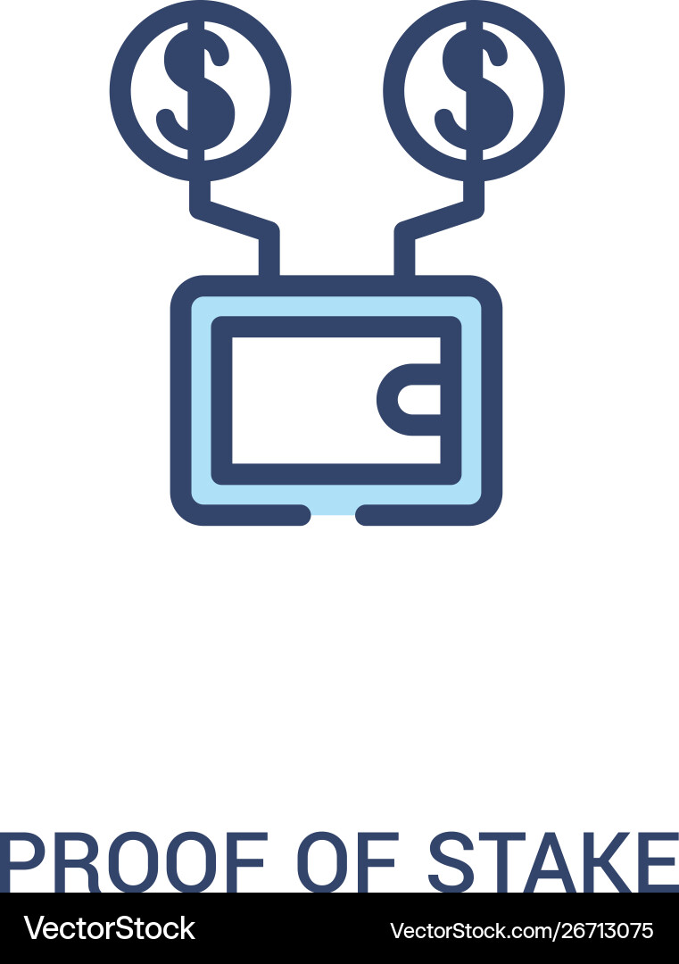 Prostake concept 2 colored icon simple line Vector Image