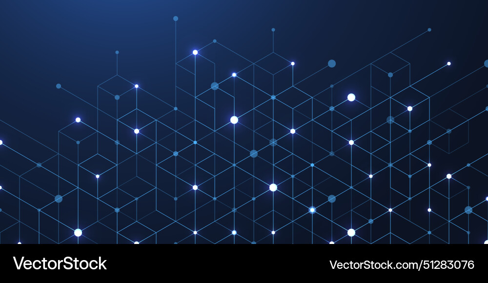 Abstract big data visualization digital network Abstract big data visualization digital network vector image