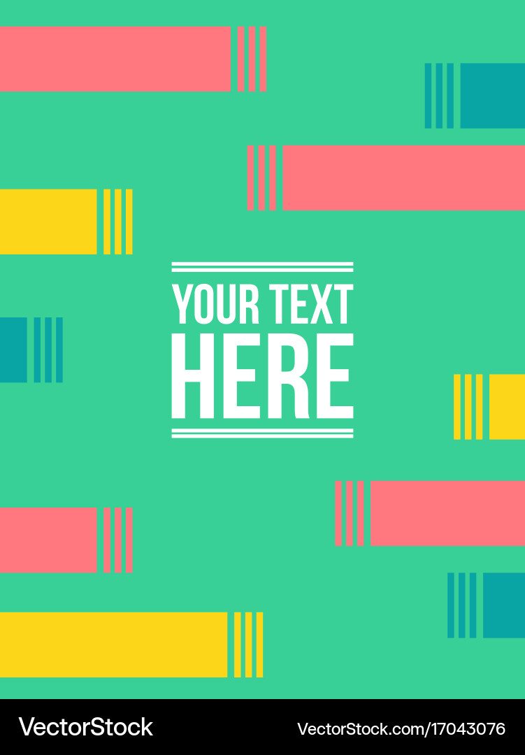 Abstract green background pattern collection Vector Image