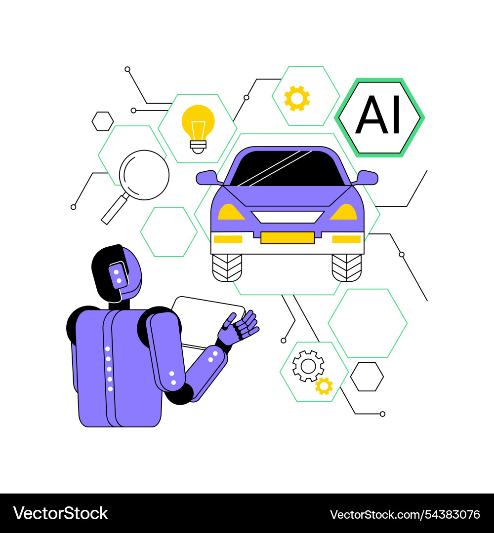 Ai-optimized prototype testing abstract concept Ai-optimized prototype testing abstract concept vector image