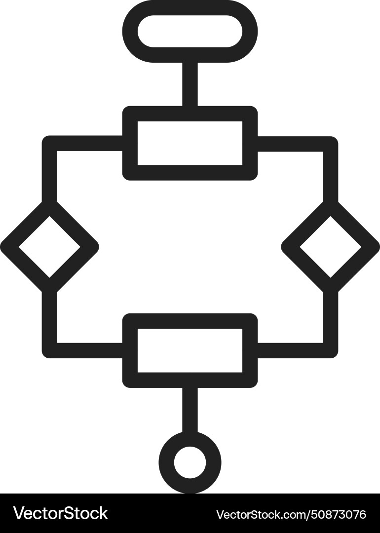 Algorithm-Symbolbild vektorbild