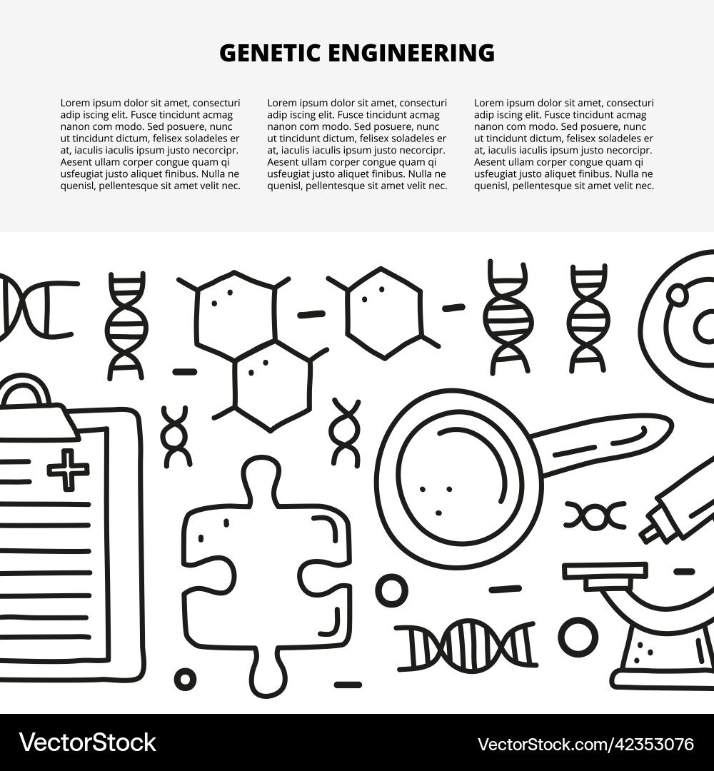 Article template with space for text and doodle Article template with space for text and doodle vector image