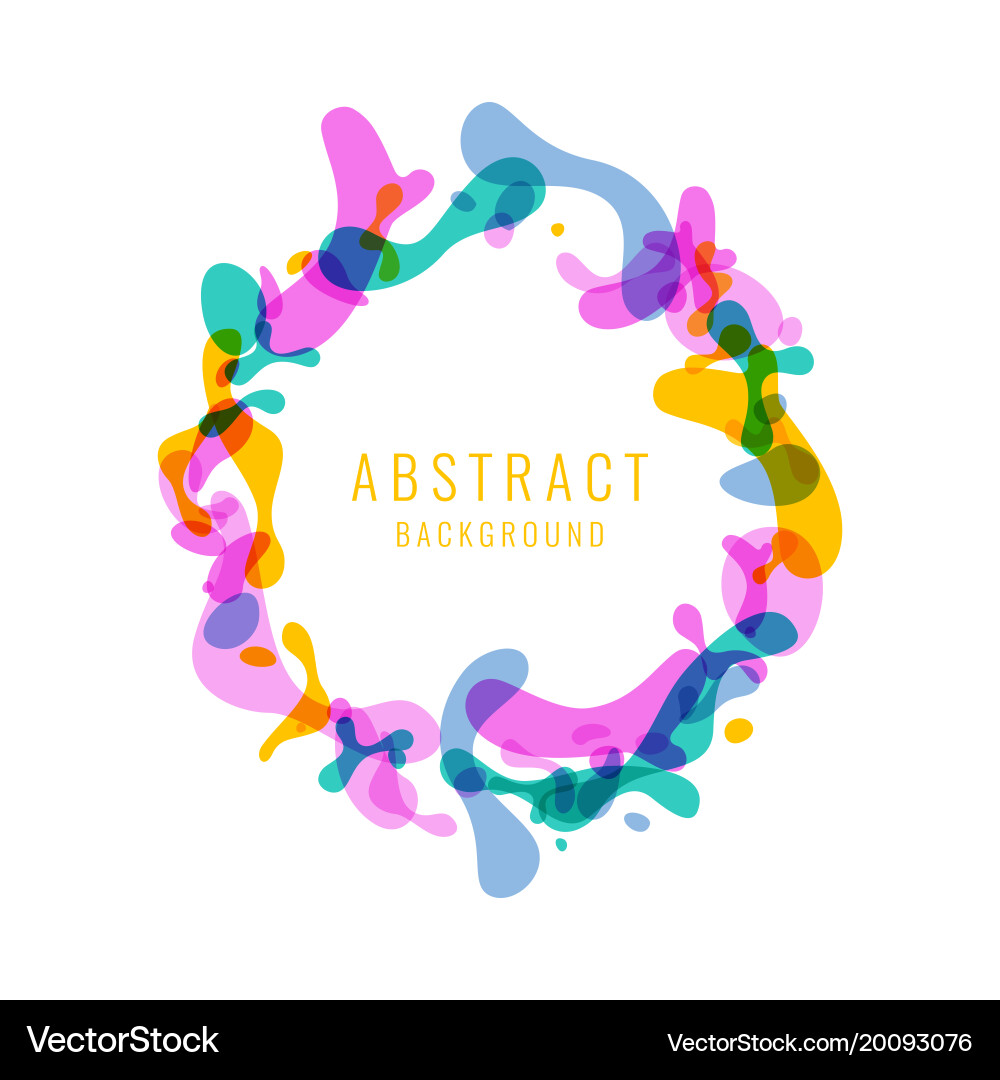Bright abstract background with explosion vector image