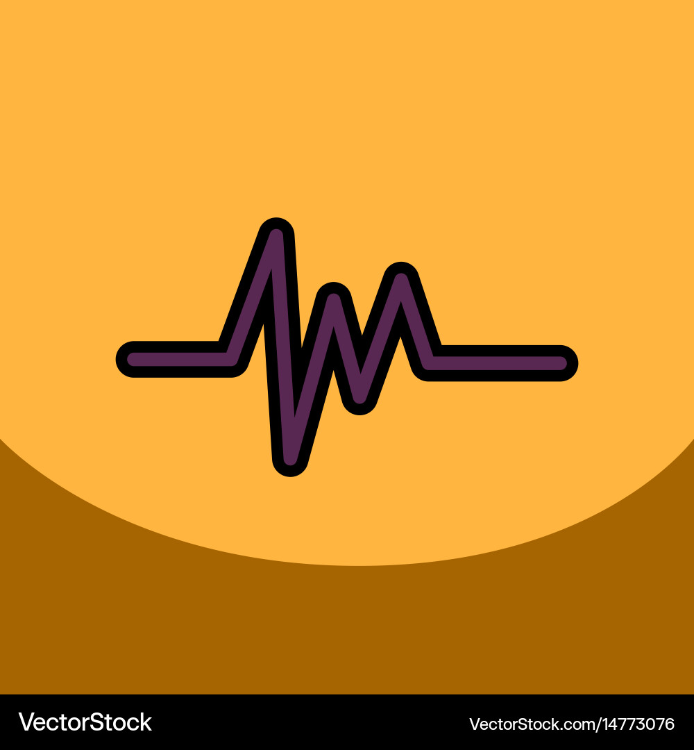 Flat icon design collection sound and audio Vector Image