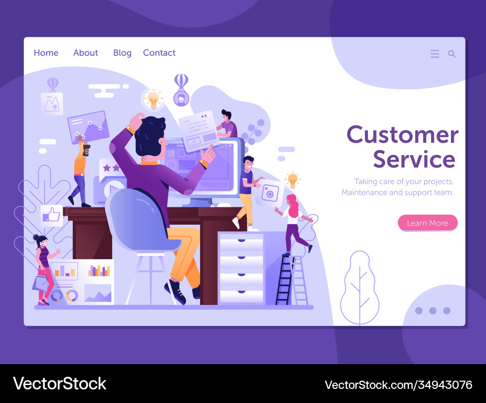 Web site upgrade and new features concept Web site upgrade and new features concept vector image