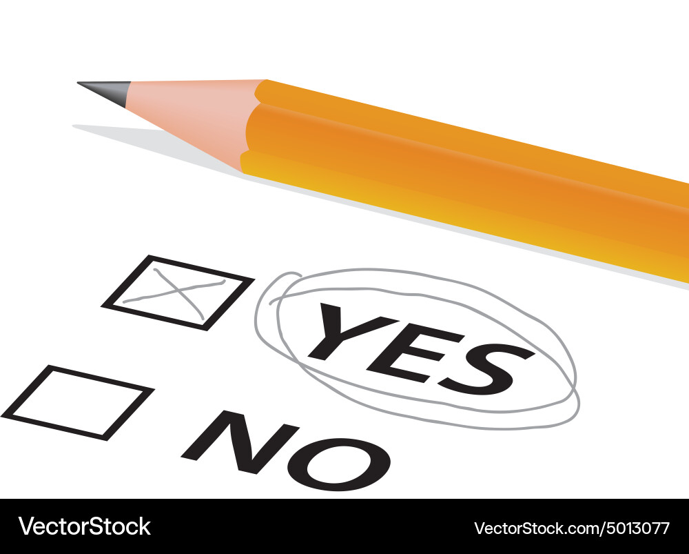 Answers on the paper vector image