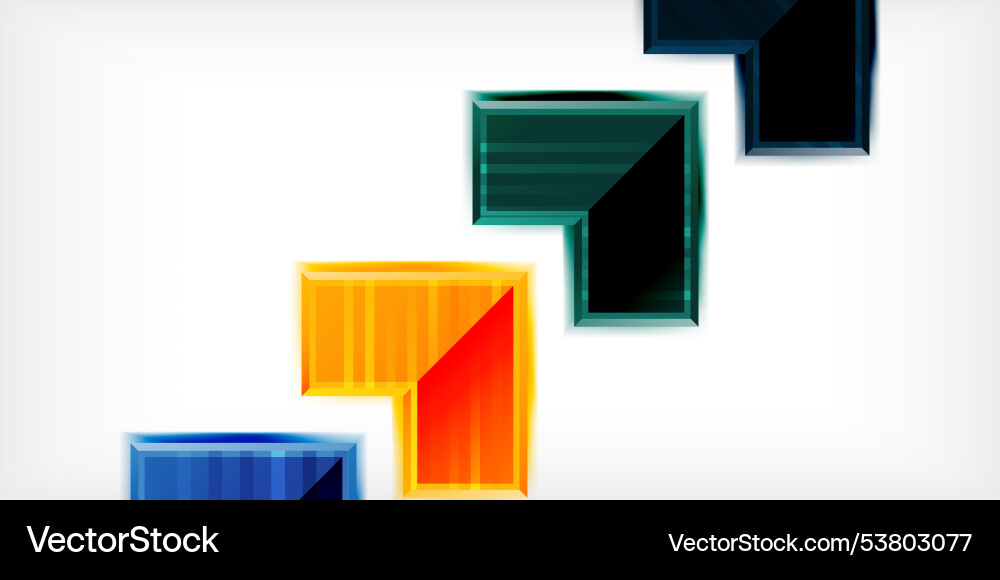 Arrow symbols created with 3d effects and line Arrow symbols created with 3d effects and line Vector Image