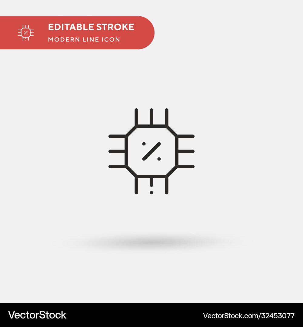 Cpu simple icon symbol design Cpu simple icon symbol design Vector Image