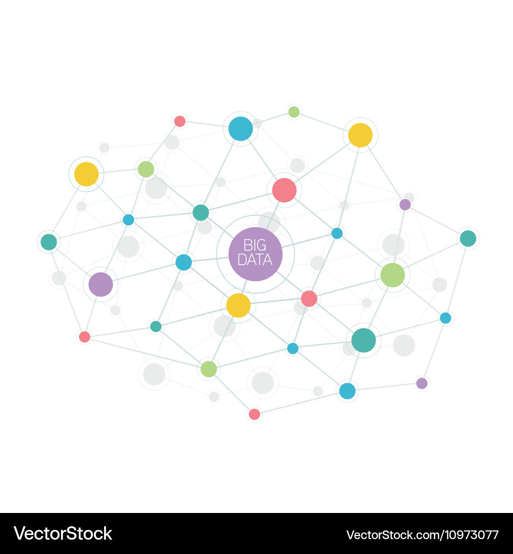 Data Network Connection vector image