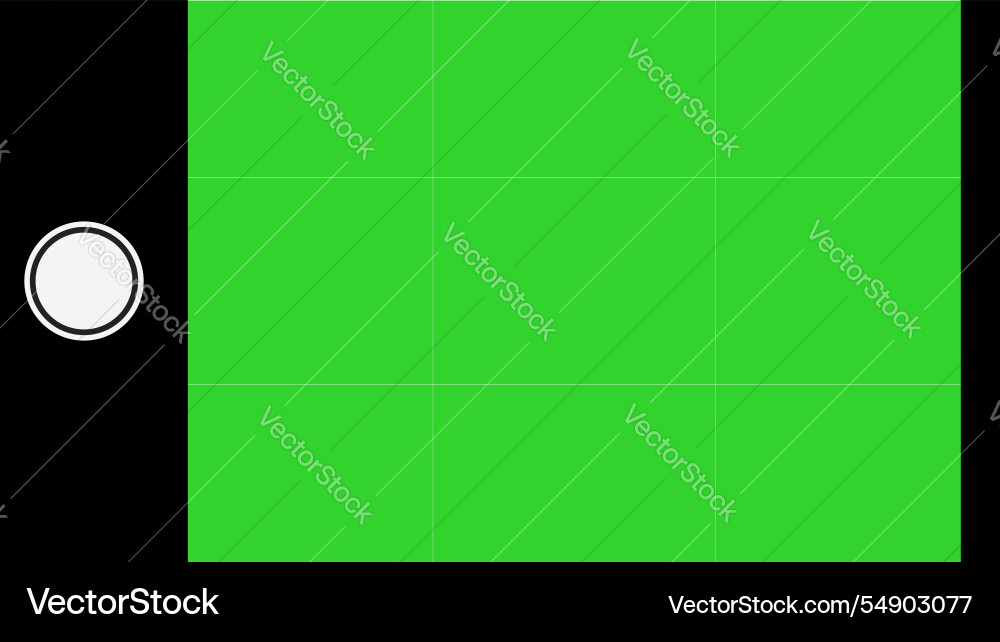 Smartphone camera interface with chroma key Smartphone camera interface with chroma key vector image