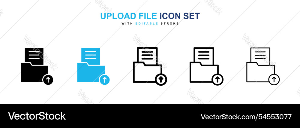 Upload file icon Upload file icon vector image