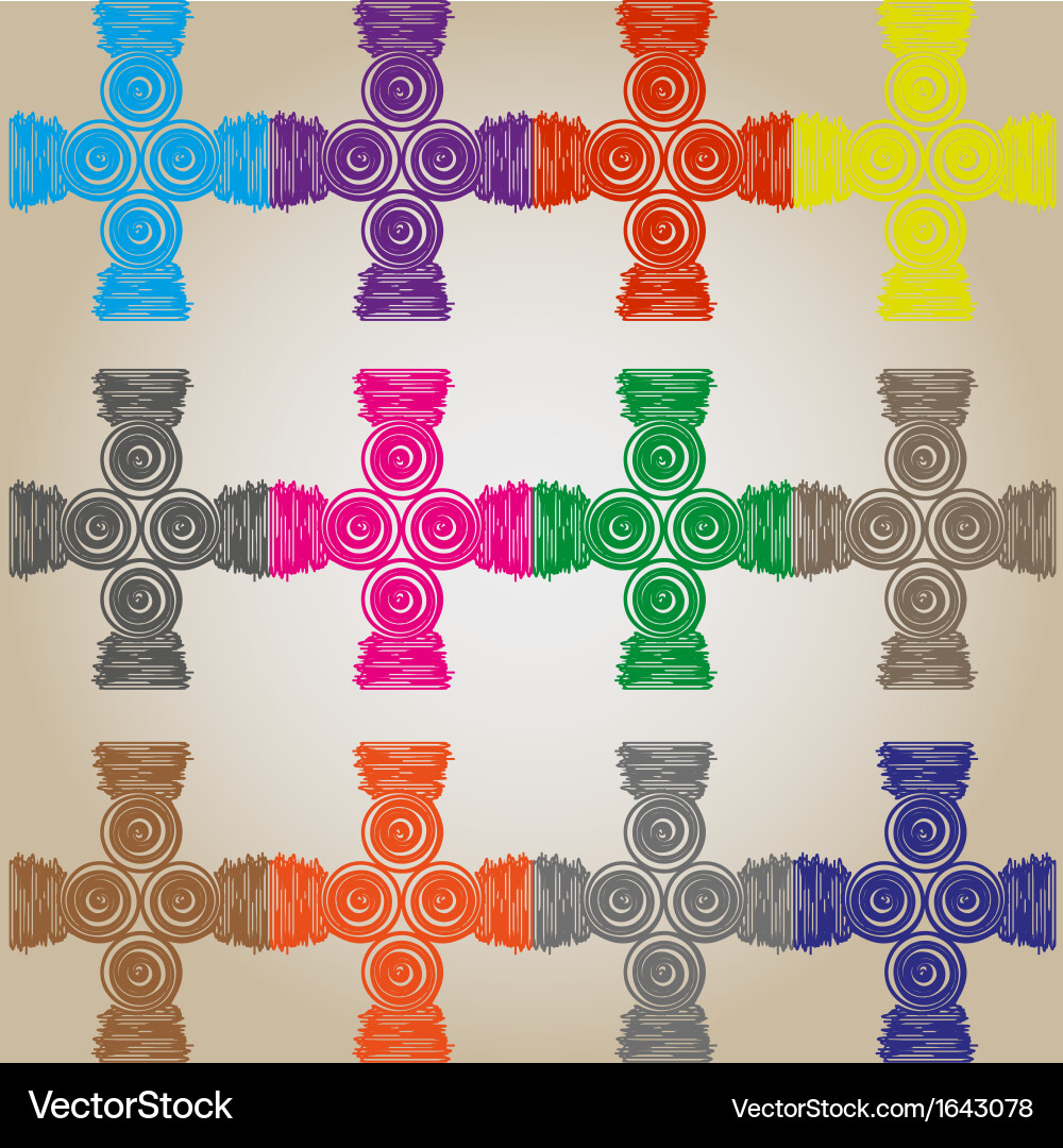 Abstract retro background Vector Image