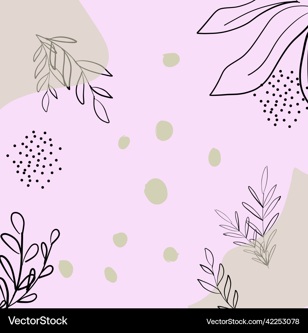 Background and pattern with abstract spots vector image