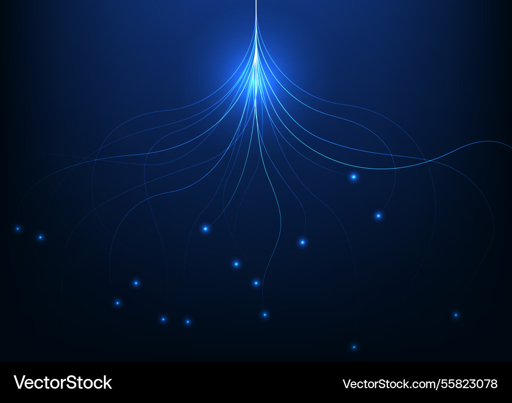 Big data technology background the lines Big data technology background the lines vector image