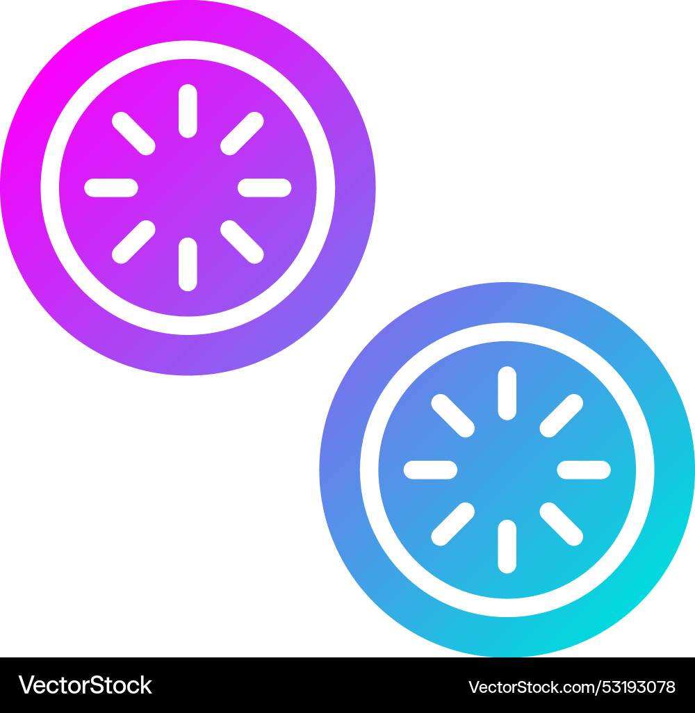 Cucumber slice icon design Vector Image