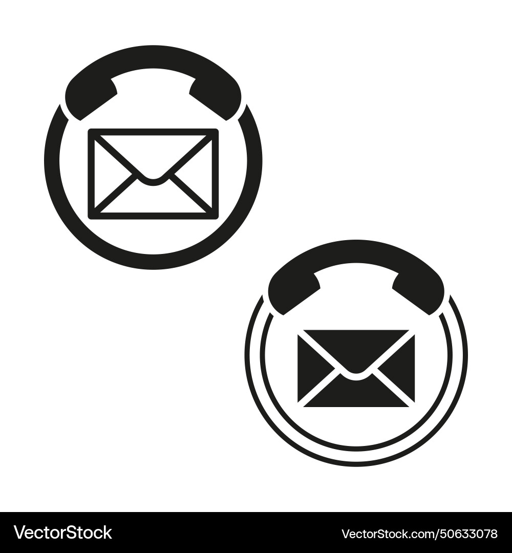 Email sync icon message cycle continuous update Email sync icon message cycle continuous update Vector Image