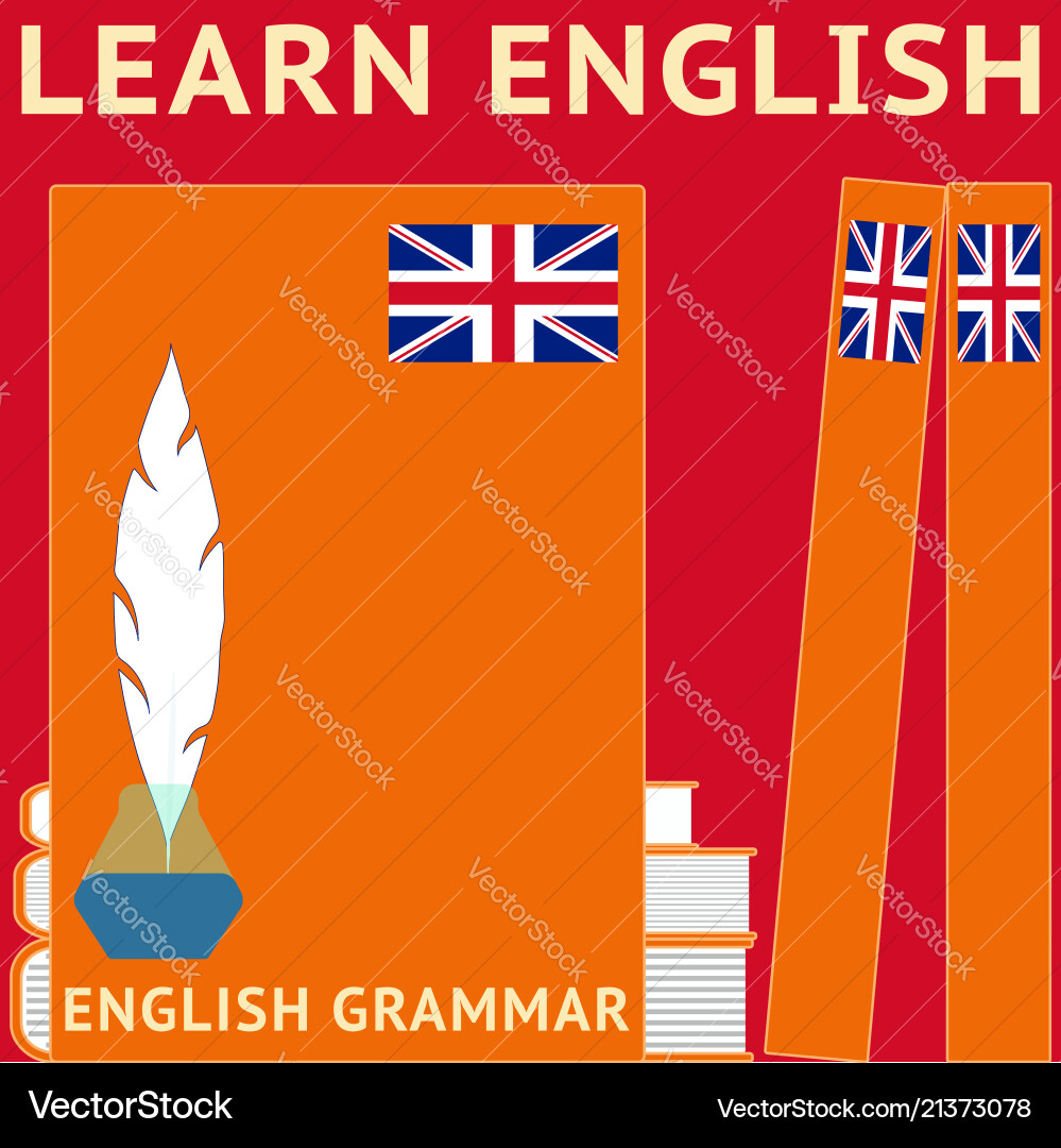 Englisch lernen für Sprachkurse Schule Englisch lernen für Sprachkurse Schule vektorbild