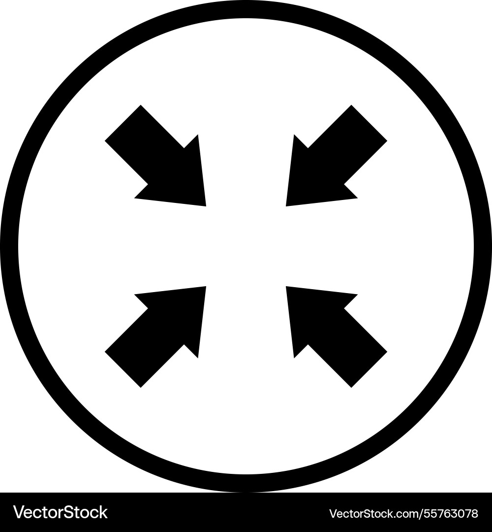 Resize icon design vector image
