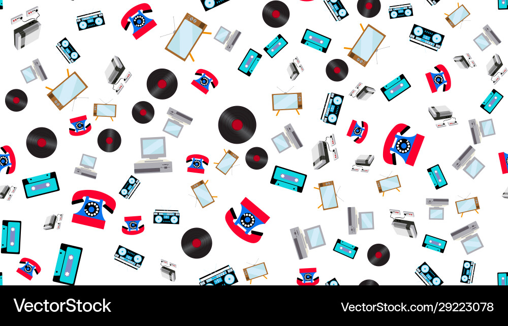 Texture is a seamless pattern old vector image