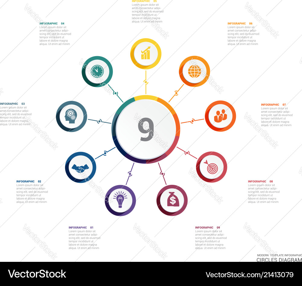 Area chart diagram data elements for template Area chart diagram data elements for template vector image
