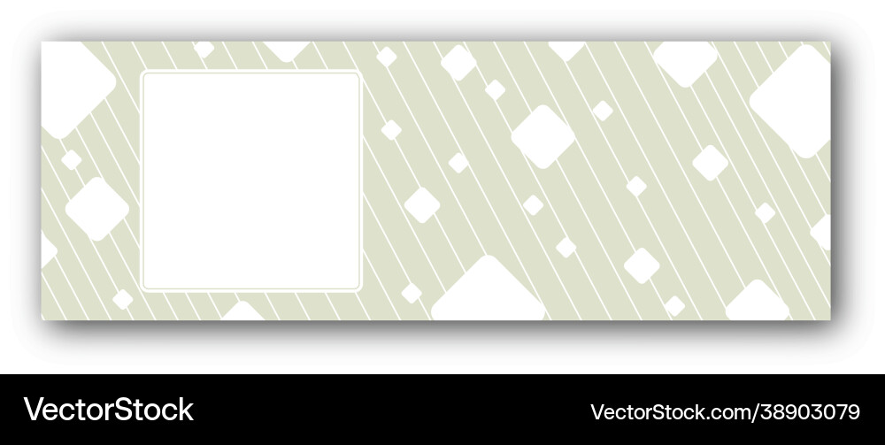 Background with a square frame in center Background with a square frame in center vector image