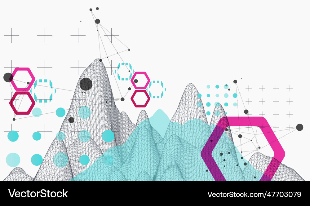 Modern science technology abstract background Modern science technology abstract background vector image