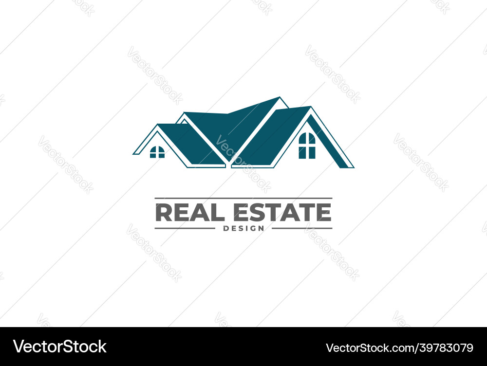 Modern urban city for real estate apartment logo Modern urban city for real estate apartment logo vector image