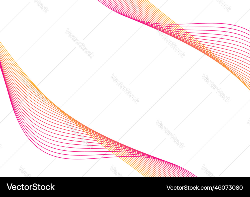 Bunte Streamline abstrakt a3 poster weiß Bunte Streamline abstrakt a3 poster weiß Vektorbild