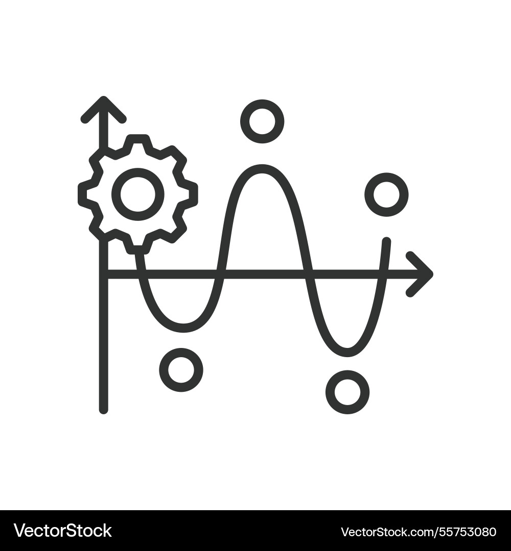 Data collection icon in line design Data collection icon in line design vector image