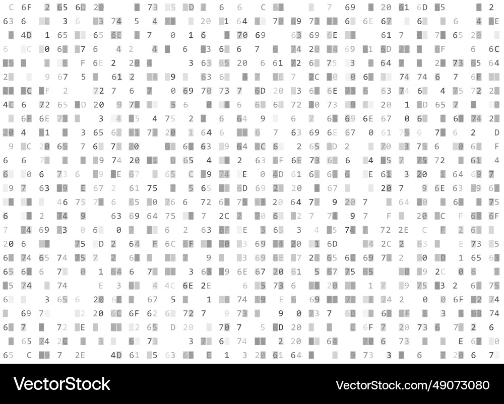 Hexadezimaler Code weiß nahtloser Hintergrund groß Hexadezimaler Code weiß nahtloser Hintergrund groß vektorbild