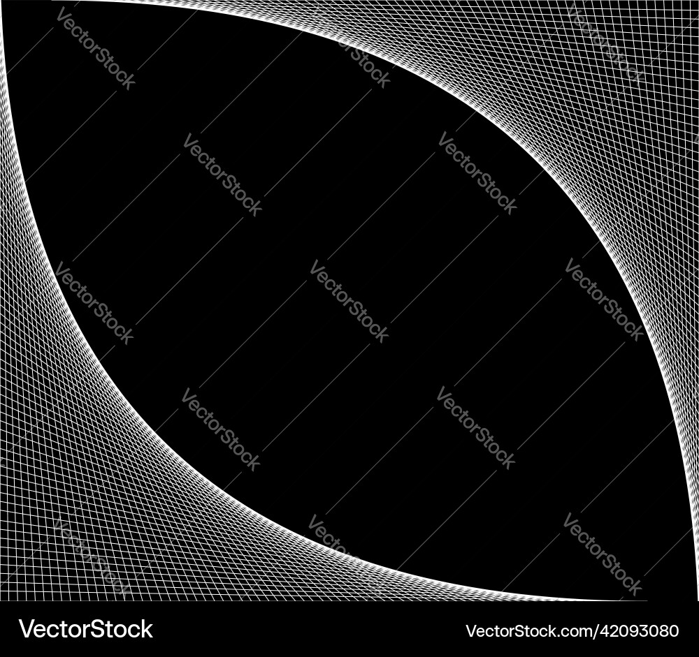 Netting intersecting lines grid mesh corners Netting intersecting lines grid mesh corners vector image