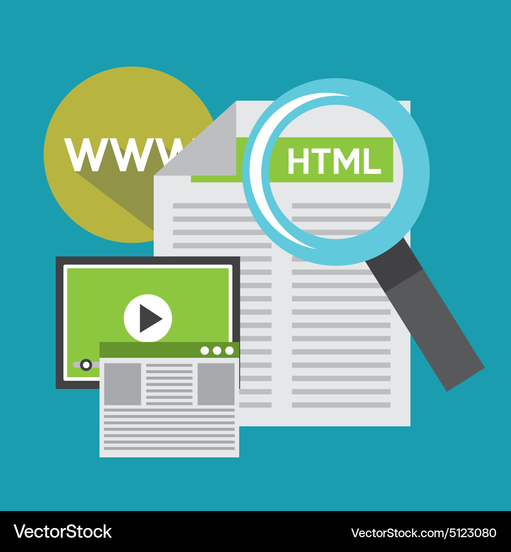 Programming language Vector Image