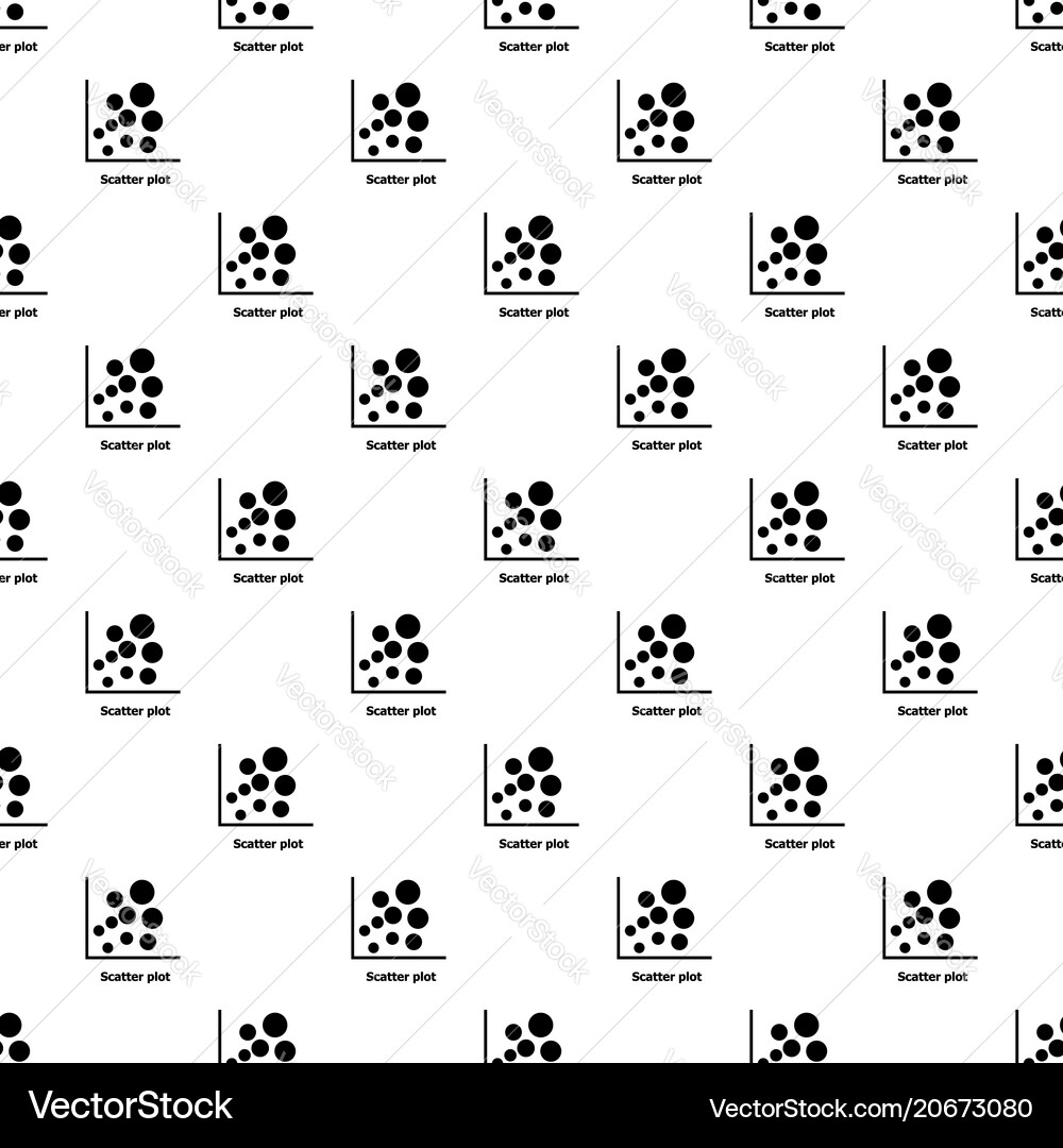 Scatter plot pattern seamless Scatter plot pattern seamless Vector Image
