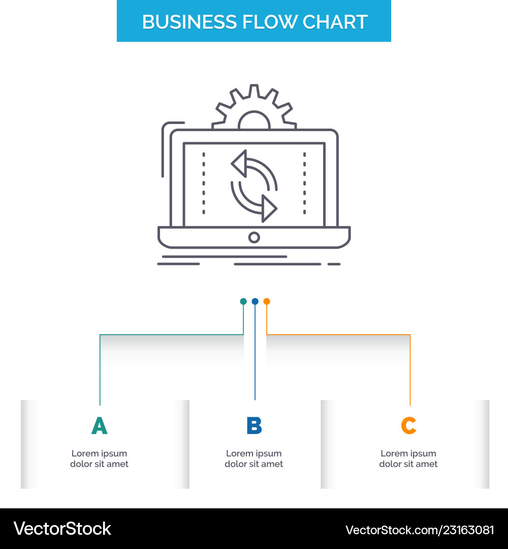 Data processing analysis reporting sync business Data processing analysis reporting sync business vector image