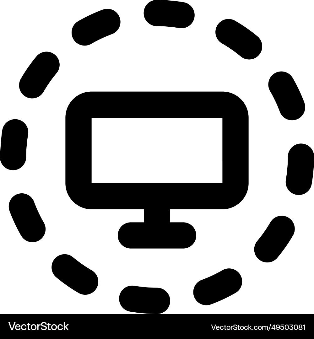 Desktop screen displaying configuration feature vector image